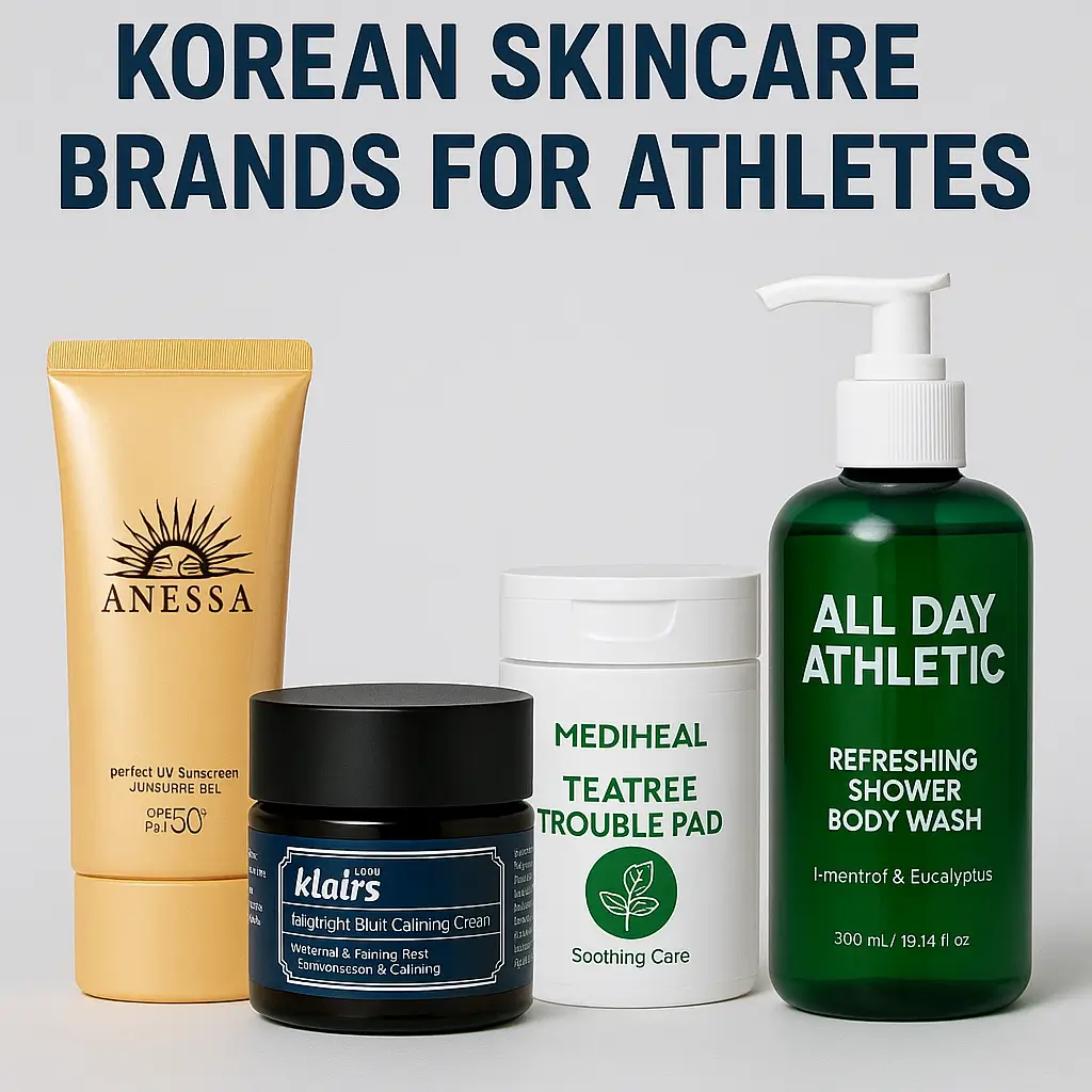 Top 10 Korean skincare brands for sport product collection