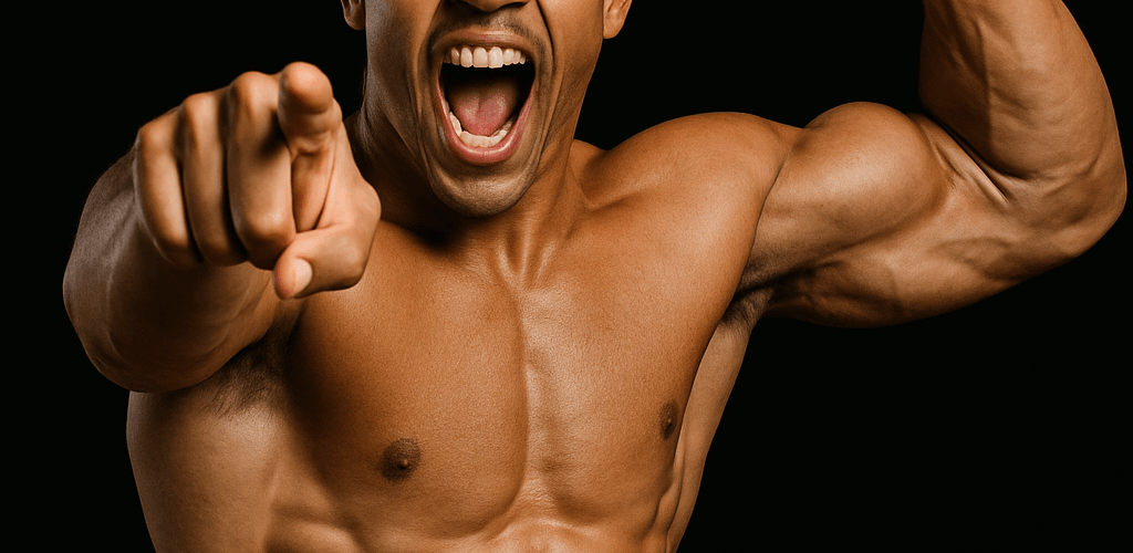 Athlete cheering for reader to use the athlete mentality
