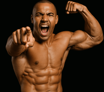 Athlete cheering for reader to use the athlete mentality