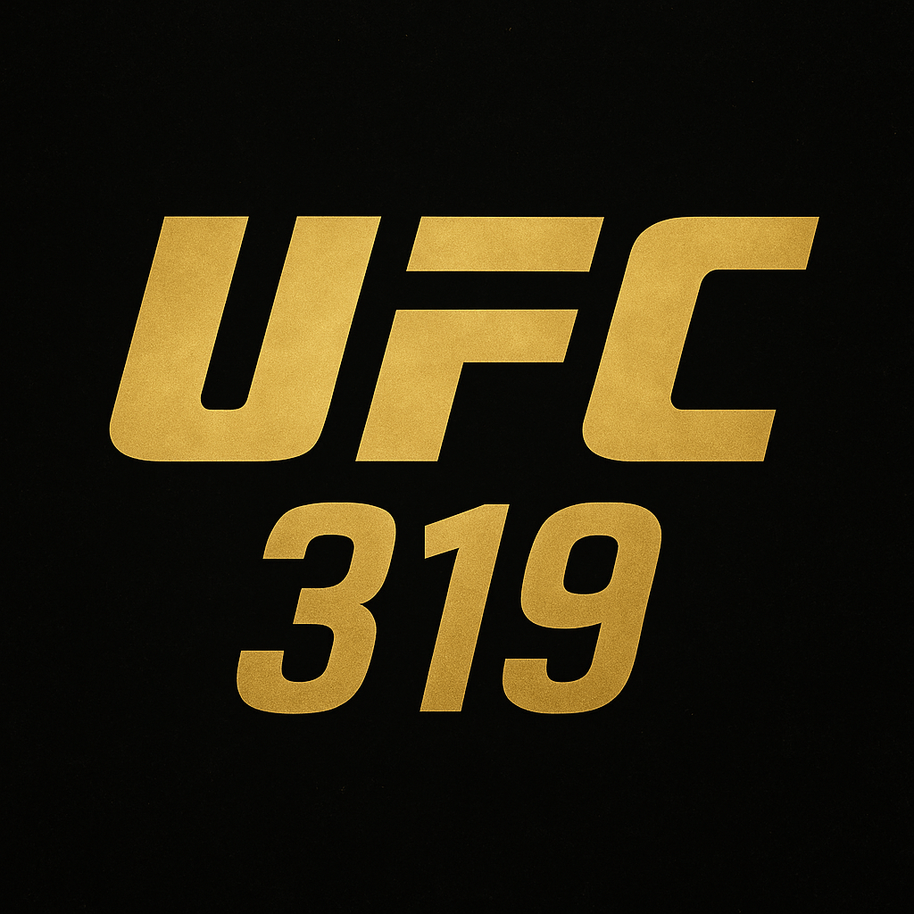 UFC 319 logo on a black background