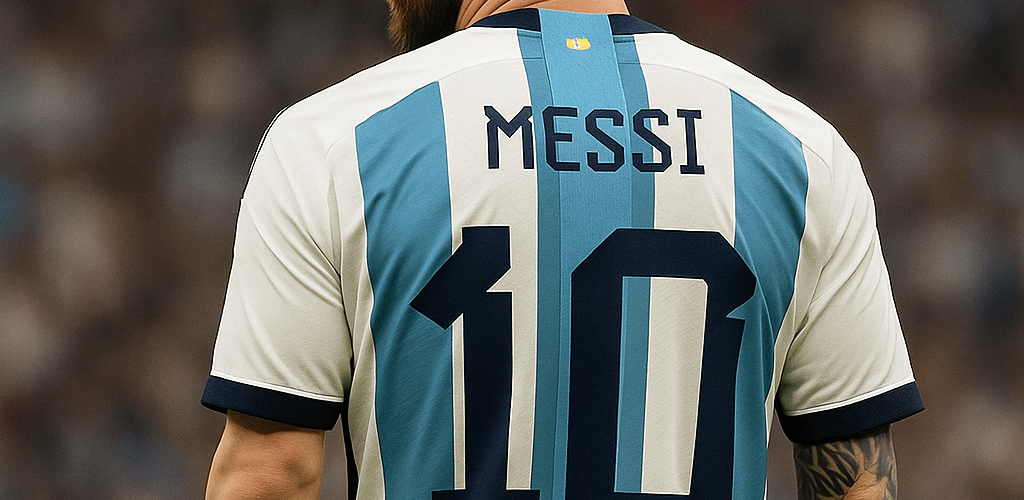 Lionel Messi in Argentina jersey with his back turned, symbolising hope for Messi World Cup 2026.